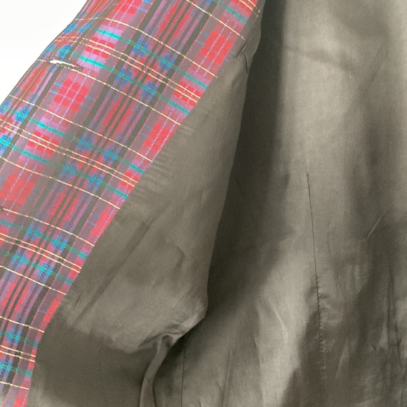 Talbots Depeche Vintage Plaid Blazer Size 10 - Picture 6 of 12